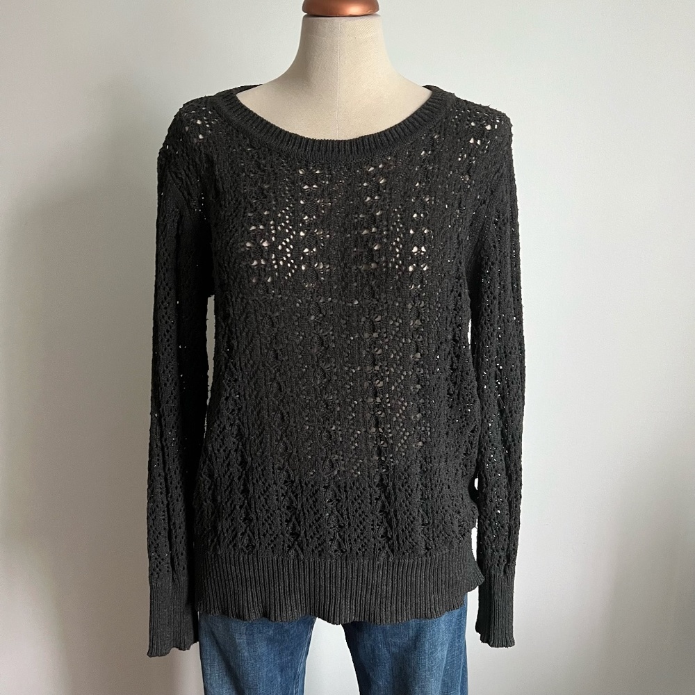 Grey Long sleeve knit
